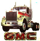 GMC SEMI-TRUCK vintage t-shirt iron-on transfer